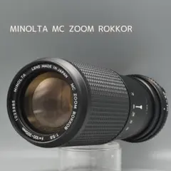 MINOLTA MC ZOOM ROKKOR 100-200mm F5.6 美品