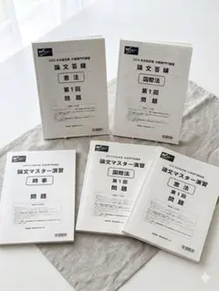 【2026年合格目標】公務員外務専門職 論文答練・マスター演習セット解答用紙付のサムネイル