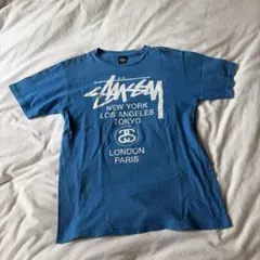 Stüssy 青 Tシャツ グラフィックプリント