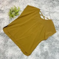 アーバンリサーチドアーズ ONE ブラウス 麻 リネン チェック カーキ