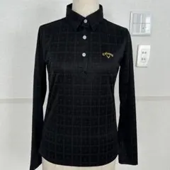 Callaway キャロウェイ ポロシャツ 長袖 黒 レディース M
