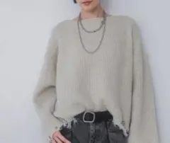 ジーナシス　オーバーサイズ ニットセーター