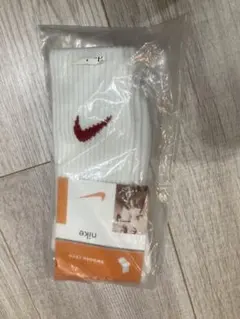 w*a様 Nike リブ編みホワイトソックス Mのサムネイル