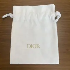 Dior ホワイト 巾着袋
