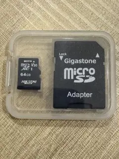 HIKSEMI microSD 64GB アダプター付 美品