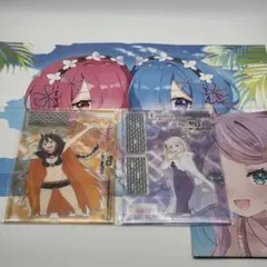 リゼロ アライブ付録 アクスタ ポスター 4点セット エミリア シャウラ レム