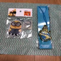 ミニオン　ストラップ　ピカピカチャーム　リフレクター