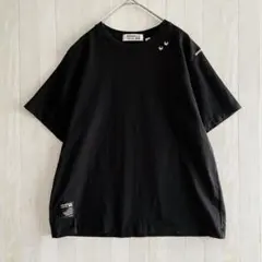 美品✨アニヤハインドマーチ×ユニクロ　 ブラック半袖Tシャツ　Mのサムネイル