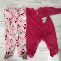 美品 70 カーターズ ロンパース