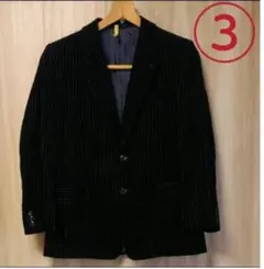 ストライプ コーデュロイ テーラードジャケット