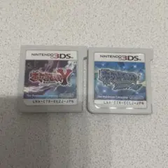 ポケットモンスター アルファサファイア ポケモンY 2本セット　3dsソフト