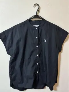 U.S. POLO ASSN. ブラック半袖シャツ L 黒