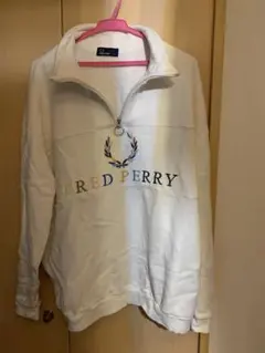 FRED PERRY × BEAMS / 別注 90’sロゴ 切替 ハーフジップ