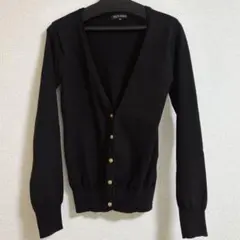 ニット 黒カーディガン MISCH MASCH 38サイズ レディースのサムネイル