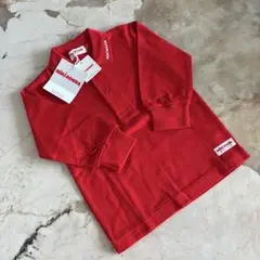 新品タグ付き　オールド　ミキハウス　ポロシャツ 赤　当時物　旧タグ