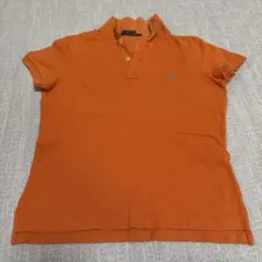 中古　Ralph Lauren オレンジ ポロシャツ Mサイズ 半袖