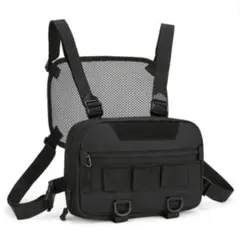 511 メンズ チェストバッグ ショルダーバッグ 防水 大容量 軽量 黒 斜め