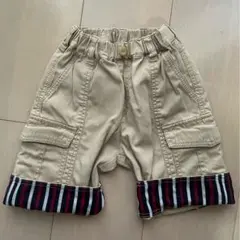 COMME CA ISM キッズベージュ カーゴパンツ 100