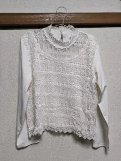 アビバーレ ホワイト長袖シャツ