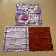 新品未使用ブランドハンカチ3枚YvesSaintLaurent アナスイタツムラ