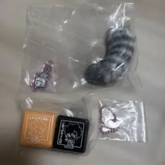 ハイキュー フリューくじ E賞 猫じゃらしっぽキーホルダー F賞 スタンプ