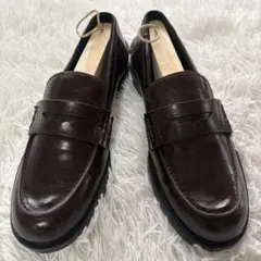 【未使用級】ZARA ザラ コイン ローファー ブラウン サイズ40(26cm)のサムネイル