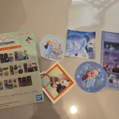 一番くじ ディズニー　World of Imaginationアナ雪　ステッカー