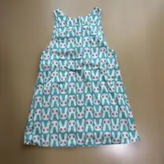 マタノアツコ　うさぎ柄 エプロンのサムネイル