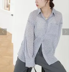 美品 SCAPA リネン100% L 長袖シャツ ブルー 羽織り 麻 L - メルカリ