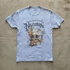Disney クズコトピア Tシャツ グレー キャラT ラマになった王様 古着