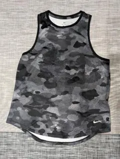 Nike タンクトップ ブラック/グレー迷彩 レディースLサイズ
