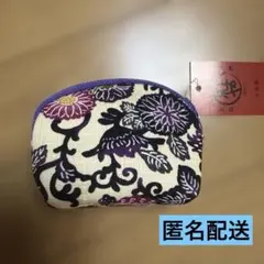 【匿名配送】未使用　BINYA 和柄 小銭入れ コインケース
