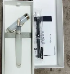 新品未使用】八文字屋 万年筆 銀山スノーグレー 極細字EF - メルカリ