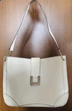 中古品　MaxMara レザー ショルダーバッグのサムネイル