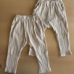 GU サマナルパンツ 10分丈 100cm 2枚のサムネイル