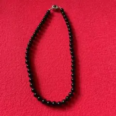 118.オニキス？ネックレス イヤリングセット