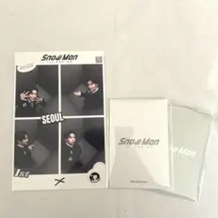 SnowMan 目黒蓮 ソウル POPUP フォトカードパックA・B＋プリクラ