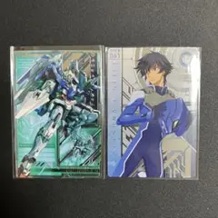 ガンダムトライエイジ　ダブルオーライザー 刹那・F・セイエイ　大会プロモ　箔押し