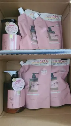 coconeクレイクリームシャンプースムース　　本体2個と詰替え4個