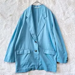 Styria　テーラードジャケット　ゆったり大きめ　羽織り　日本製　オフィス　L