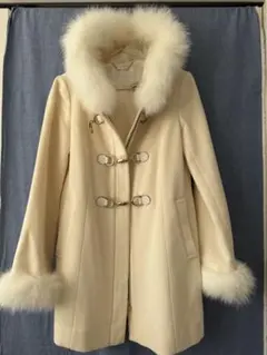 セシルマクビー　ファー付きダッフルコート　[38]