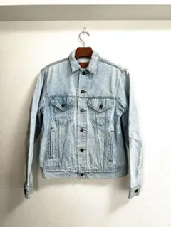 80s levi's 70506-0257 先染めグレー デニム ジャケット - メルカリ