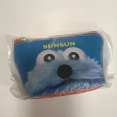 パペットスンスン 三角ミニポーチ アップ