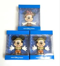 非売品 ディズニーリゾート ミッキーマウス ミニーマウス フィギュア3点