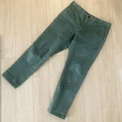 ユニクロ スリムチノ L カーキ