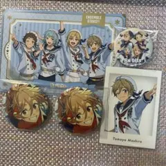 あんスタ　真白友也　10周年特典ぱしゃっつ　缶バッジ