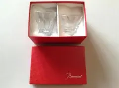 【未使用】 バカラ ローラ＆ポリニャック　カットクリスタル　ロックグラス　セット