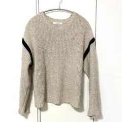 chocol raffine robe ベージュ ニットセーター 長袖 Fサイズ