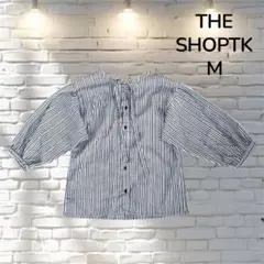 THE SHOPTK 長袖シャツ M ストライプ コットンのサムネイル