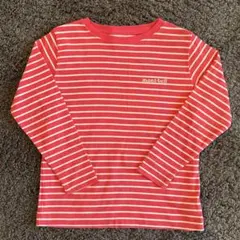 mont-bell ストライプ 長袖Tシャツ110cm